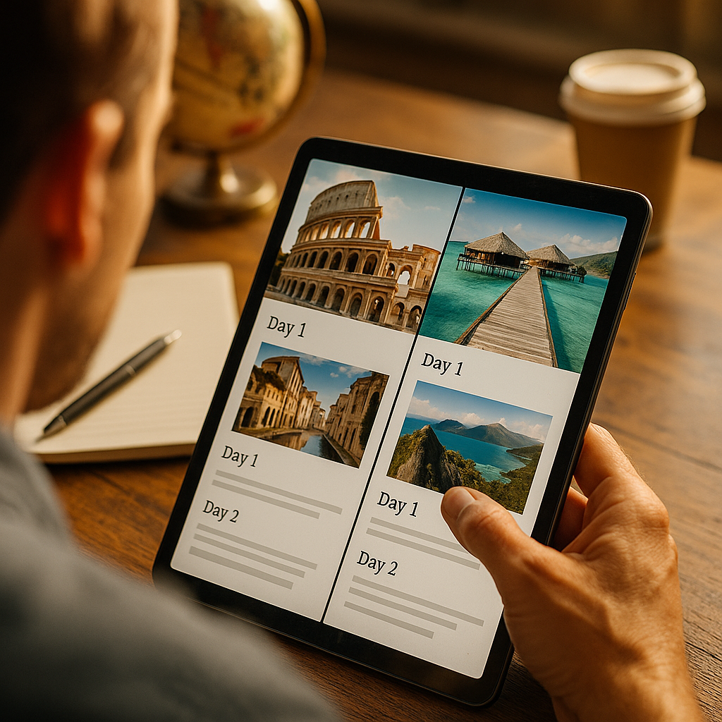 Split-Screen Itinerary Comparisons That Drive Bookings