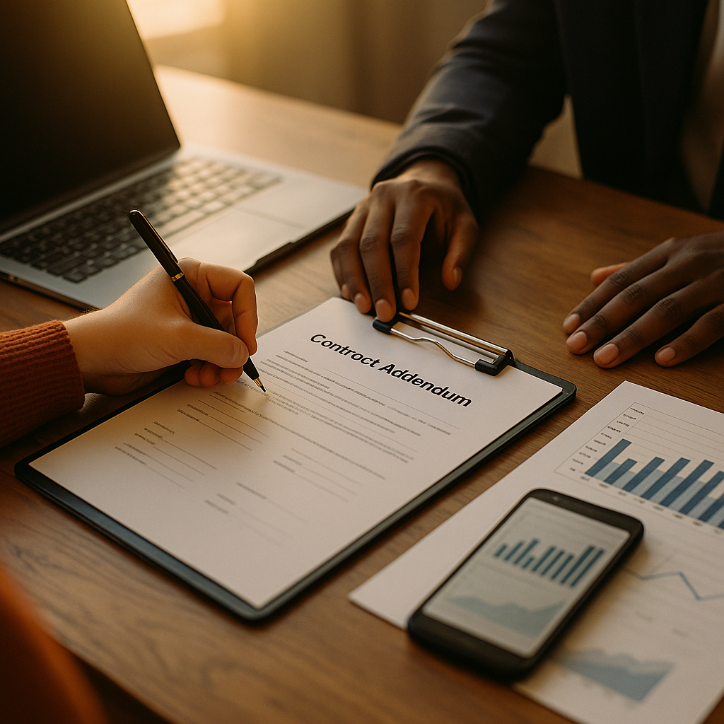 Micro-Creator Contract Addendum for Sales-Lift Reporting