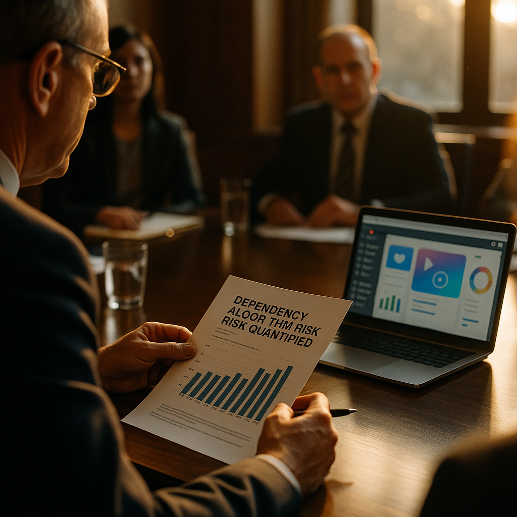 Platform Algorithm Dependency Risk, Quantified for the Board