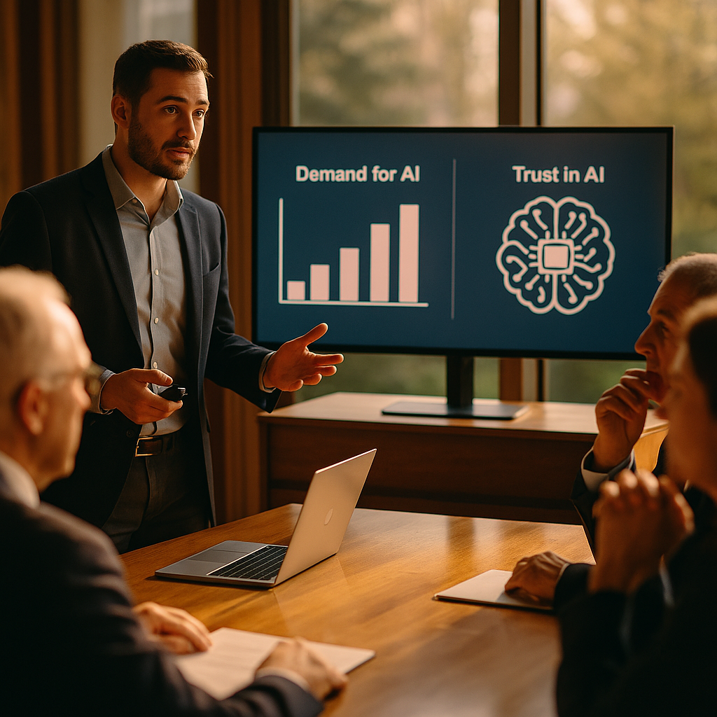 Pitching the Demand-Trust Paradox to Your Board for AI Spend
