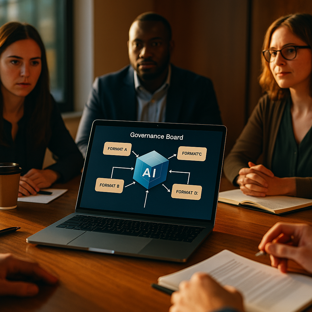 How to Build an AI Format-Selection Governance Board
