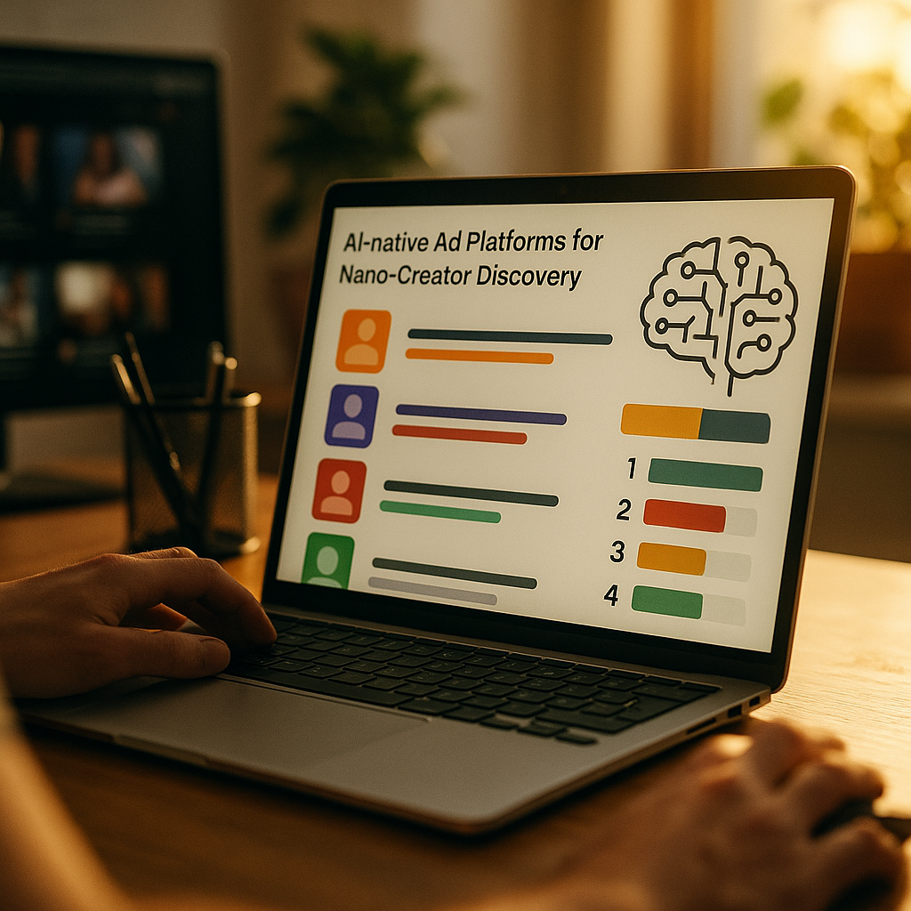 AI-Native Ad Platforms for Nano-Creator Discovery, Ranked