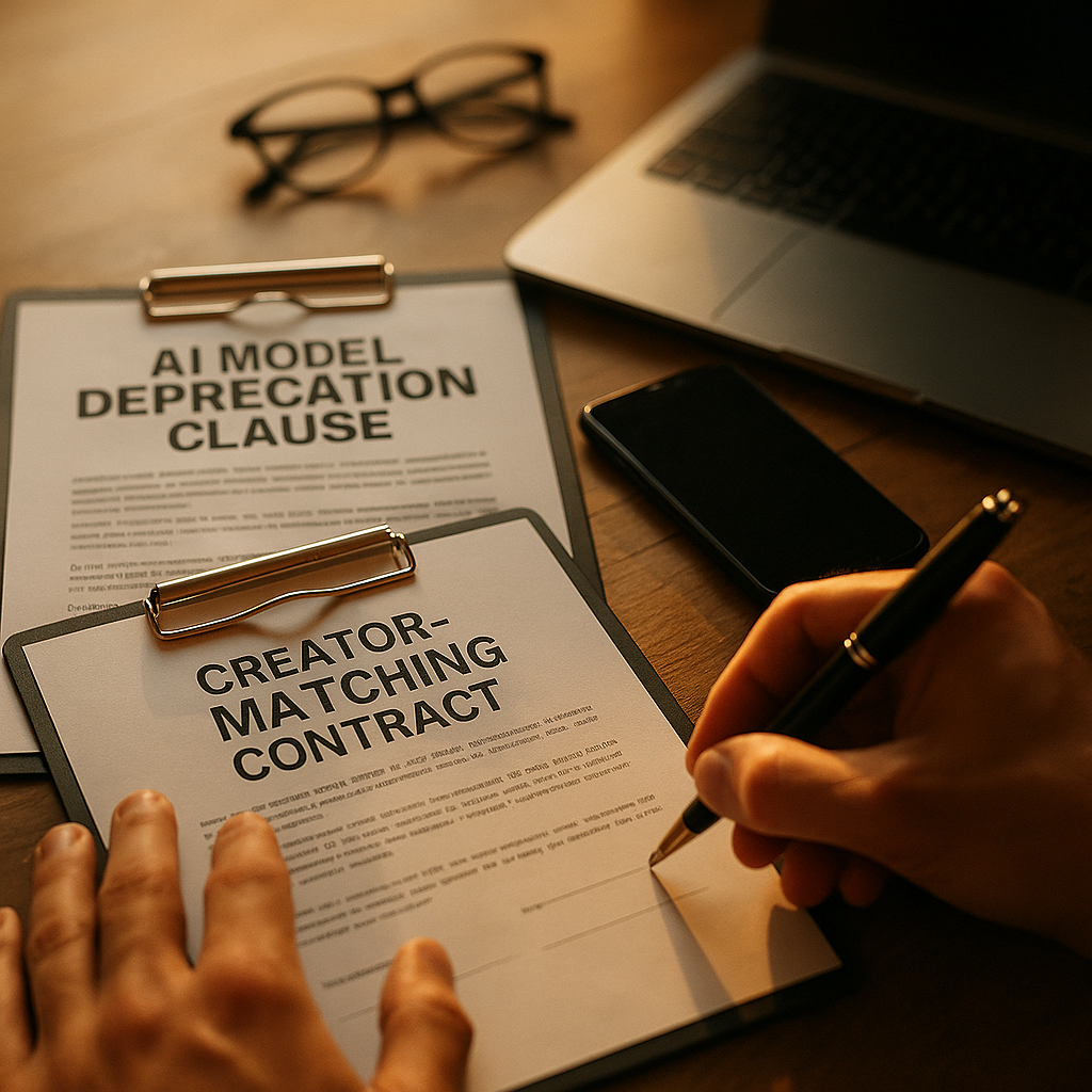 AI Model Deprecation Clause: Protect Your Creator-Matching Contract