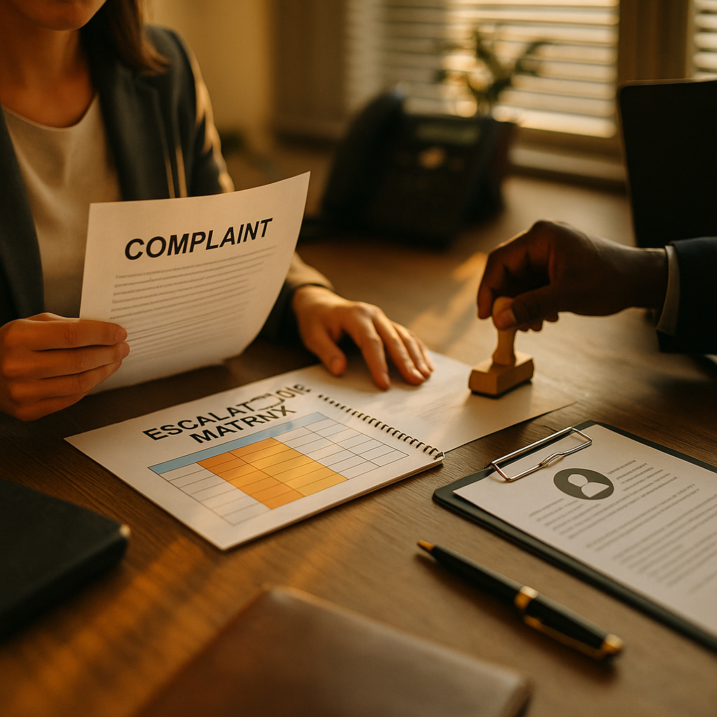 Compliance Escalation Matrix for Creator Disclosure Complaints