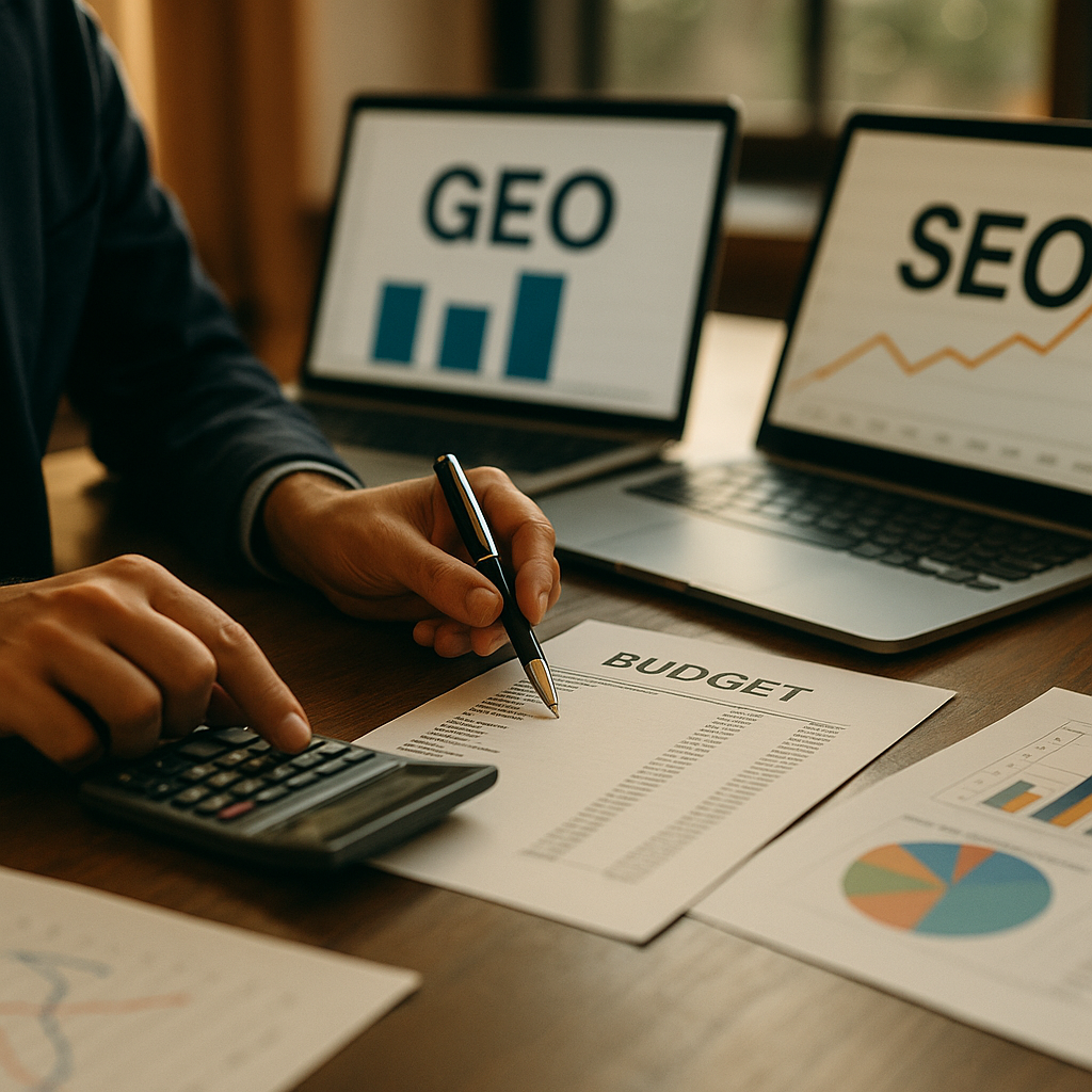 Splitting GEO From SEO in Board Budgets, a Line-Item Guide