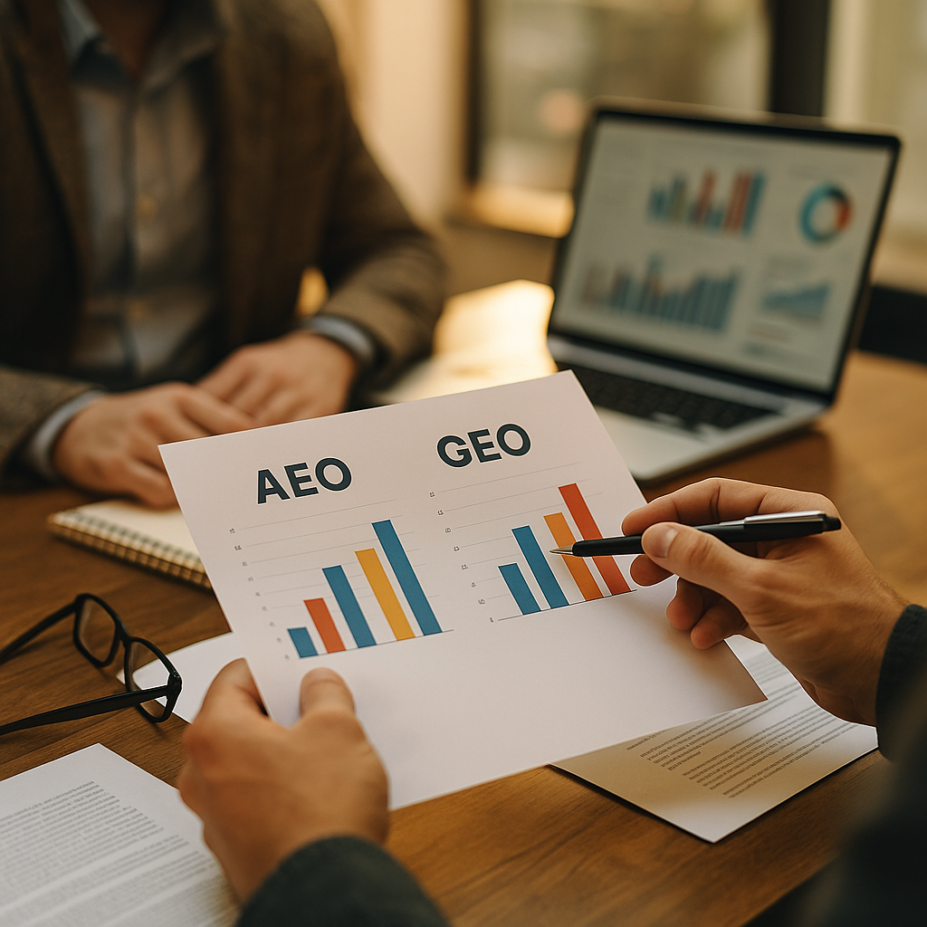 AEO vs GEO: Scope Your Retainer Before You Sign