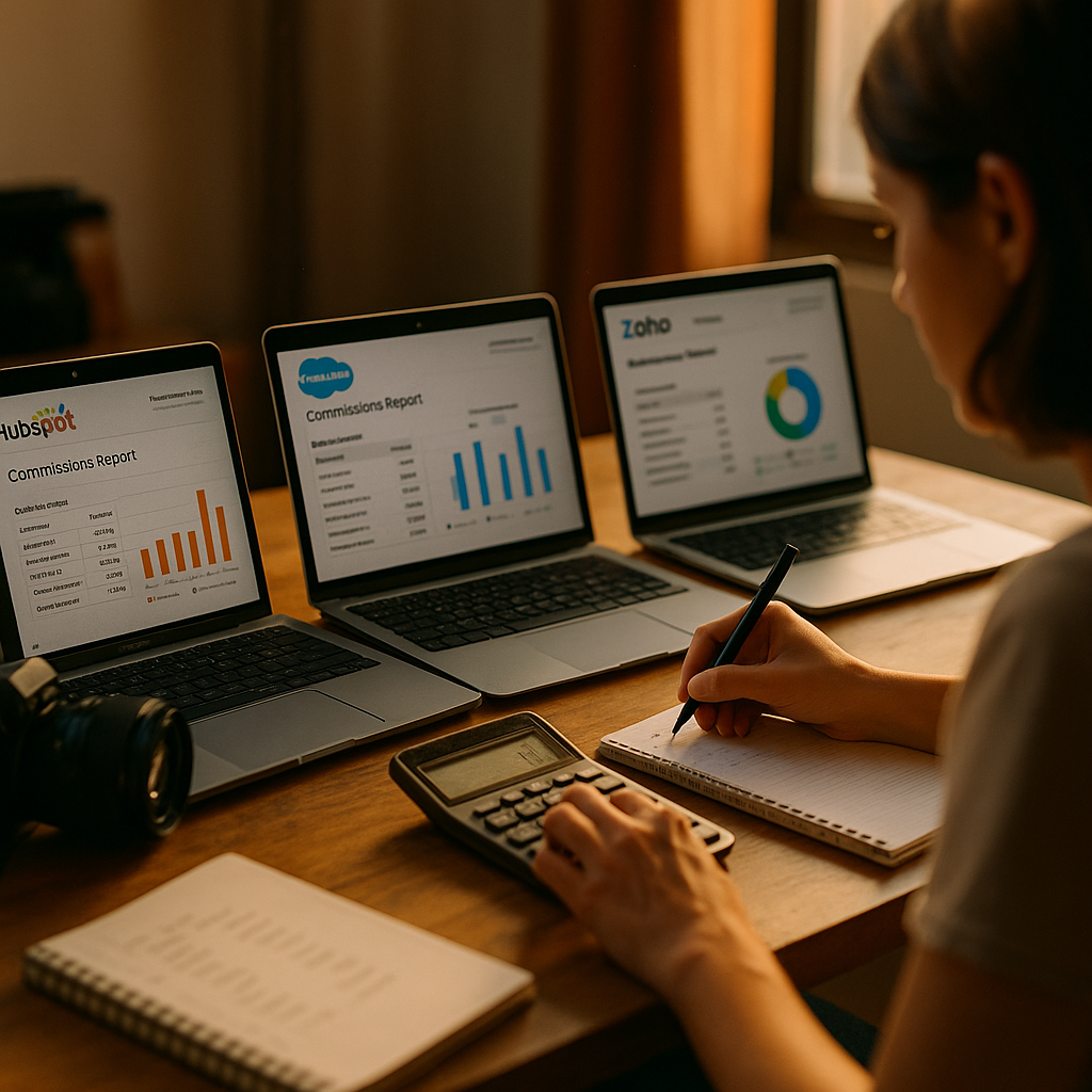 HubSpot vs Salesforce vs Zoho for Micro-Creator Commission Tracking