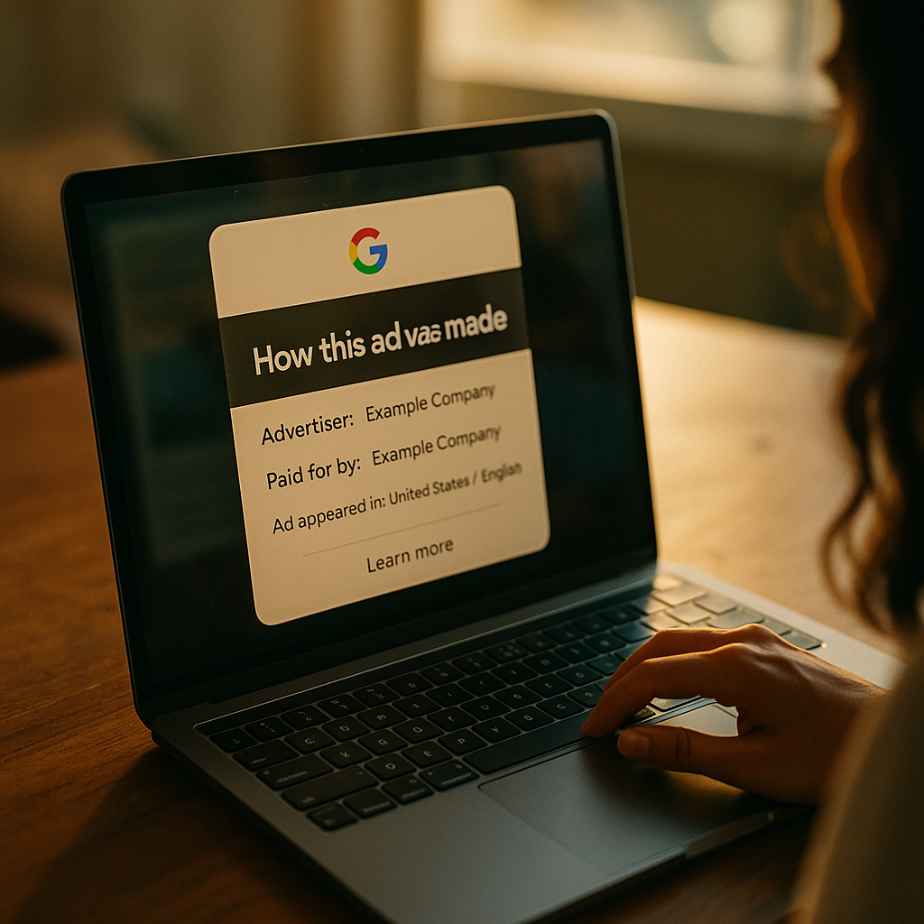 Google’s How This Ad Was Made Panel: A Compliance Guide