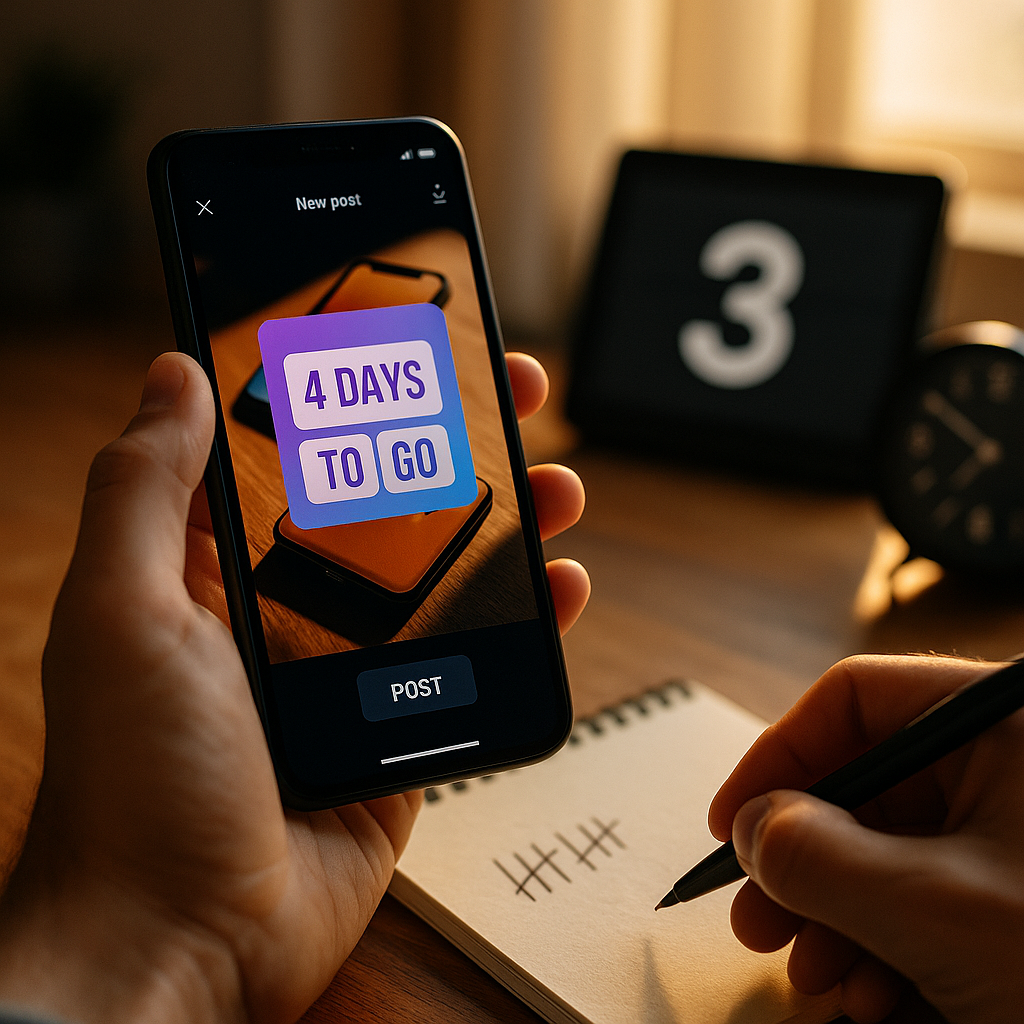 Countdown-to-Launch Teasers: The Four-Beat Structure That Works