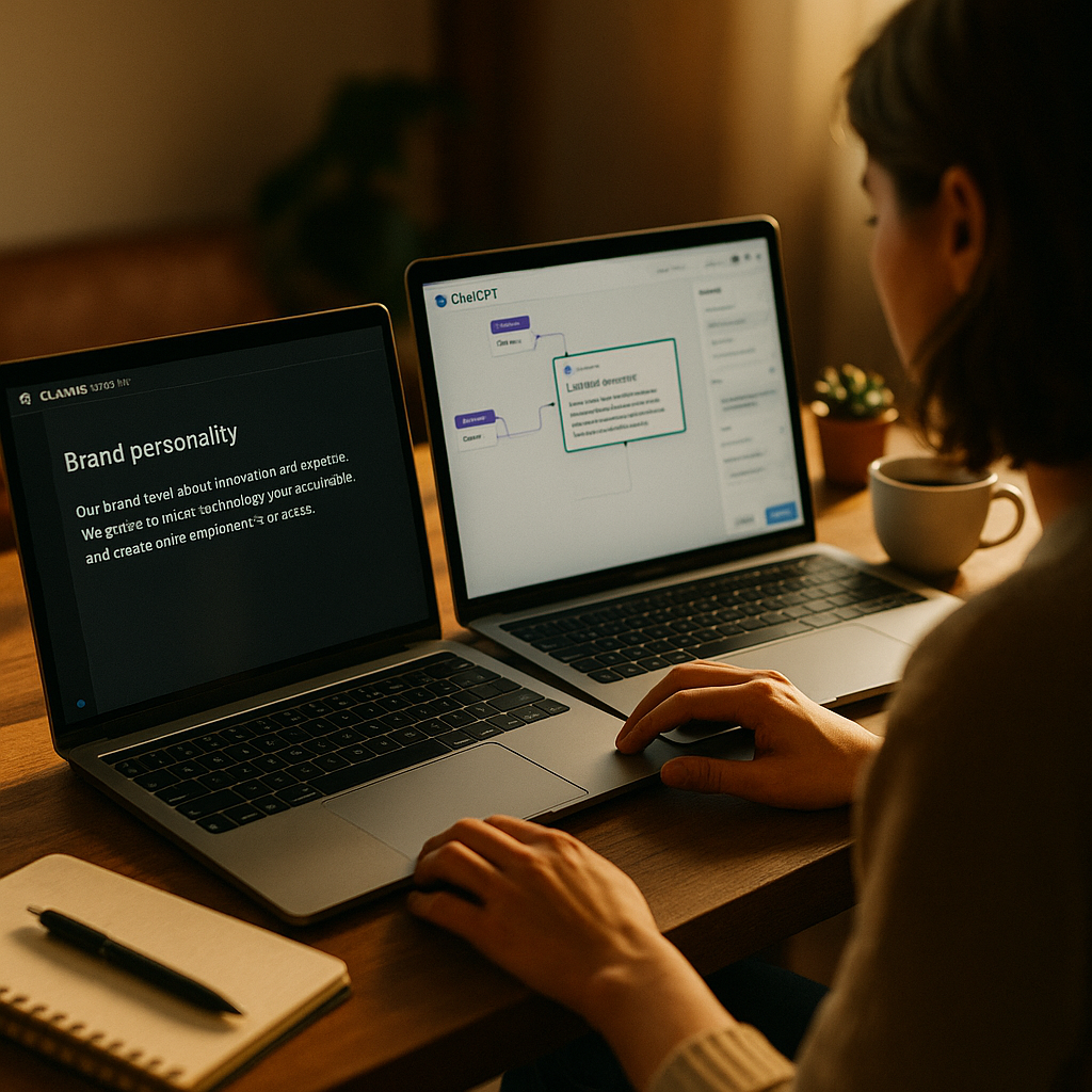 Claude Cowriter vs ChatGPT Canvas for Brand Content Workflows