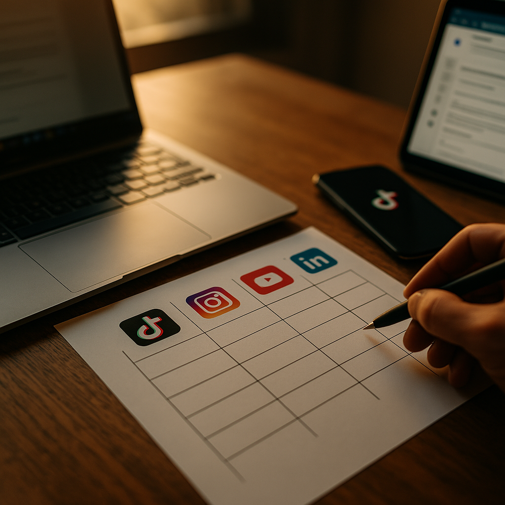 Cross-Platform Ad Disclosure Matrix for TikTok, IG, YouTube, LinkedIn