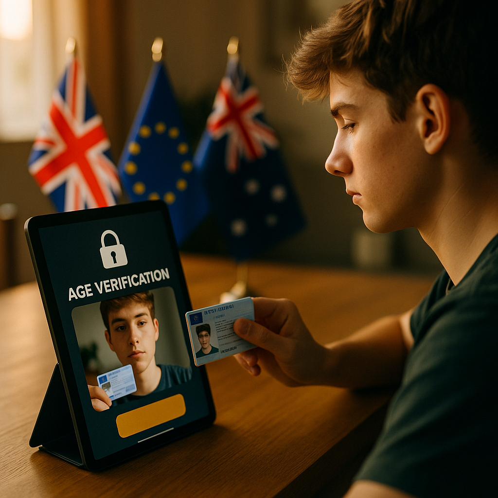 Age Verification Laws in UK, Australia, and EU: One Campaign