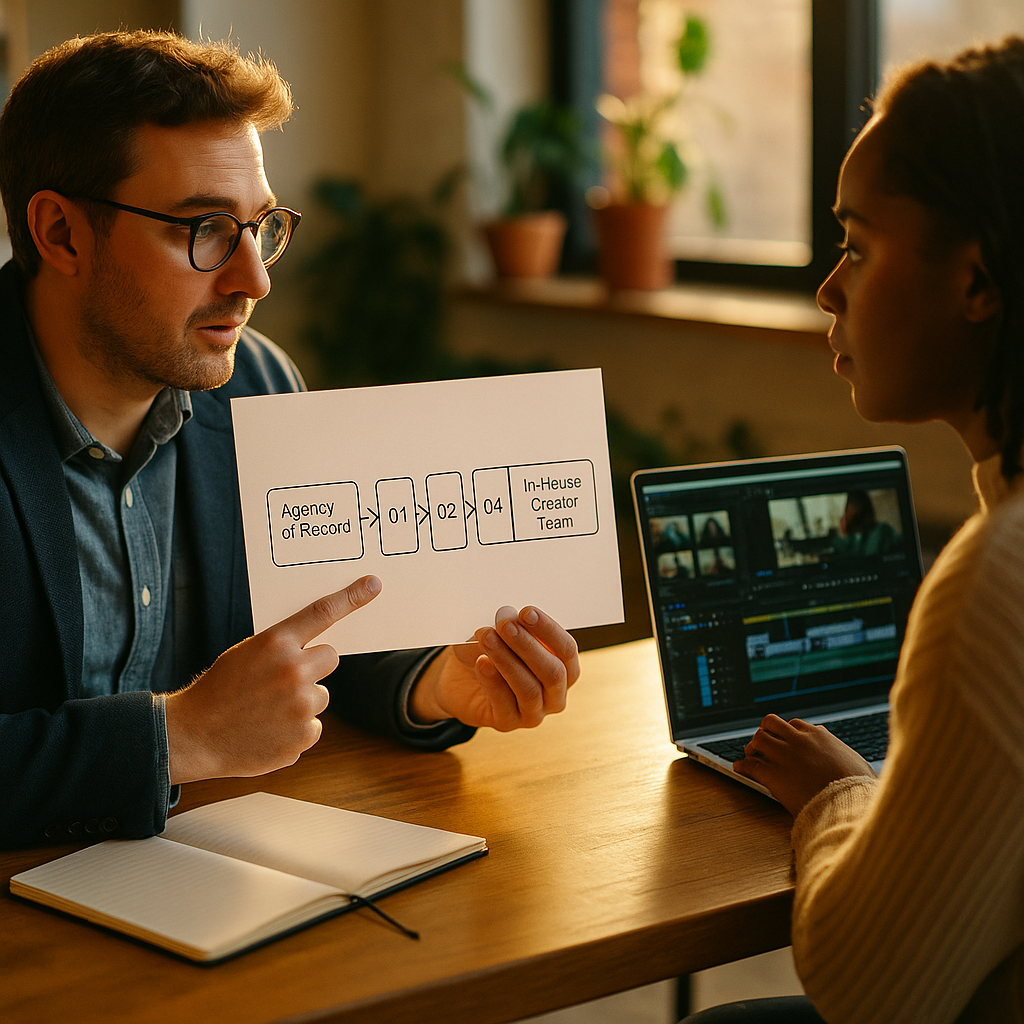 Agency-of-Record to In-House Creator Team, a 4-Quarter Plan