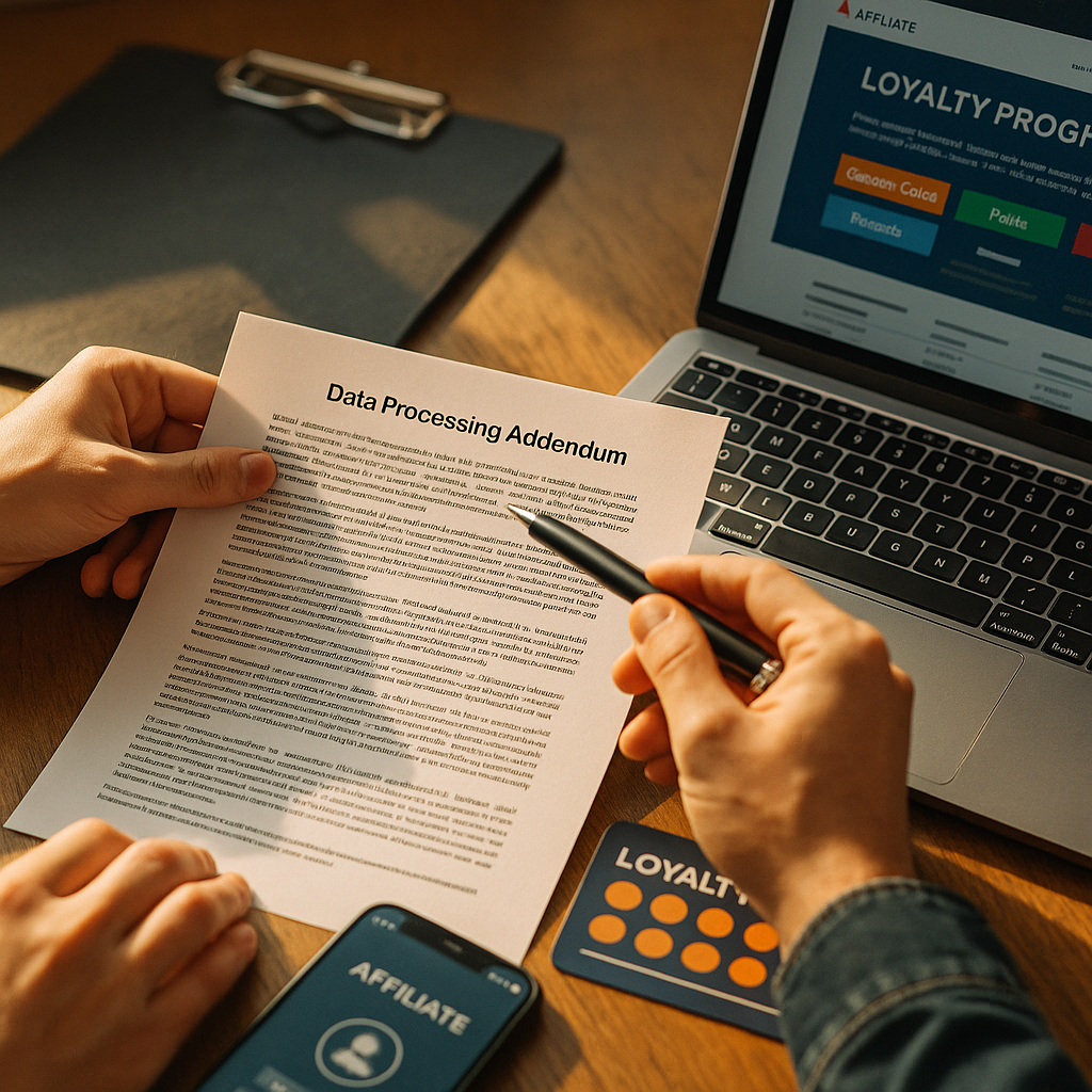 Data Processing Addendum for Loyalty Data on Affiliate Platforms