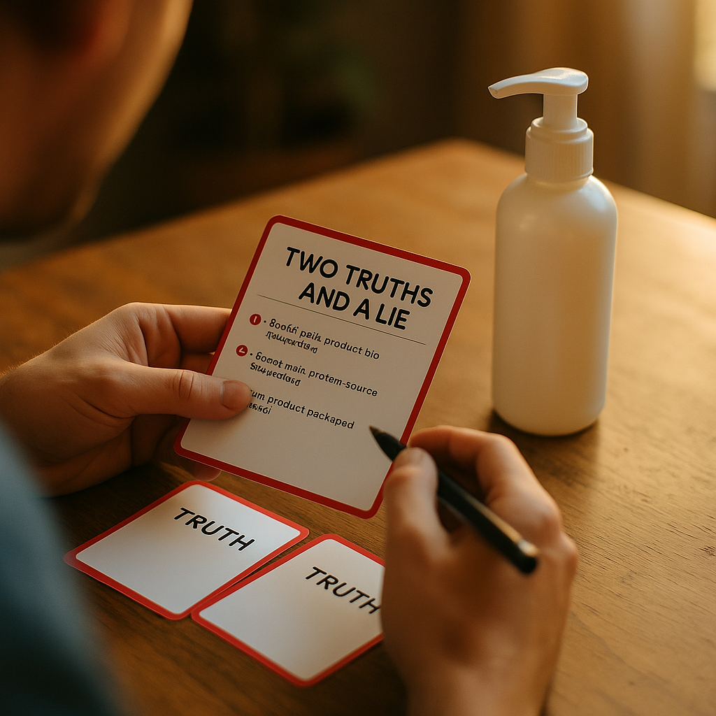 Two-Truths-and-a-Lie Brief: Turn Product Claims Into Engagement