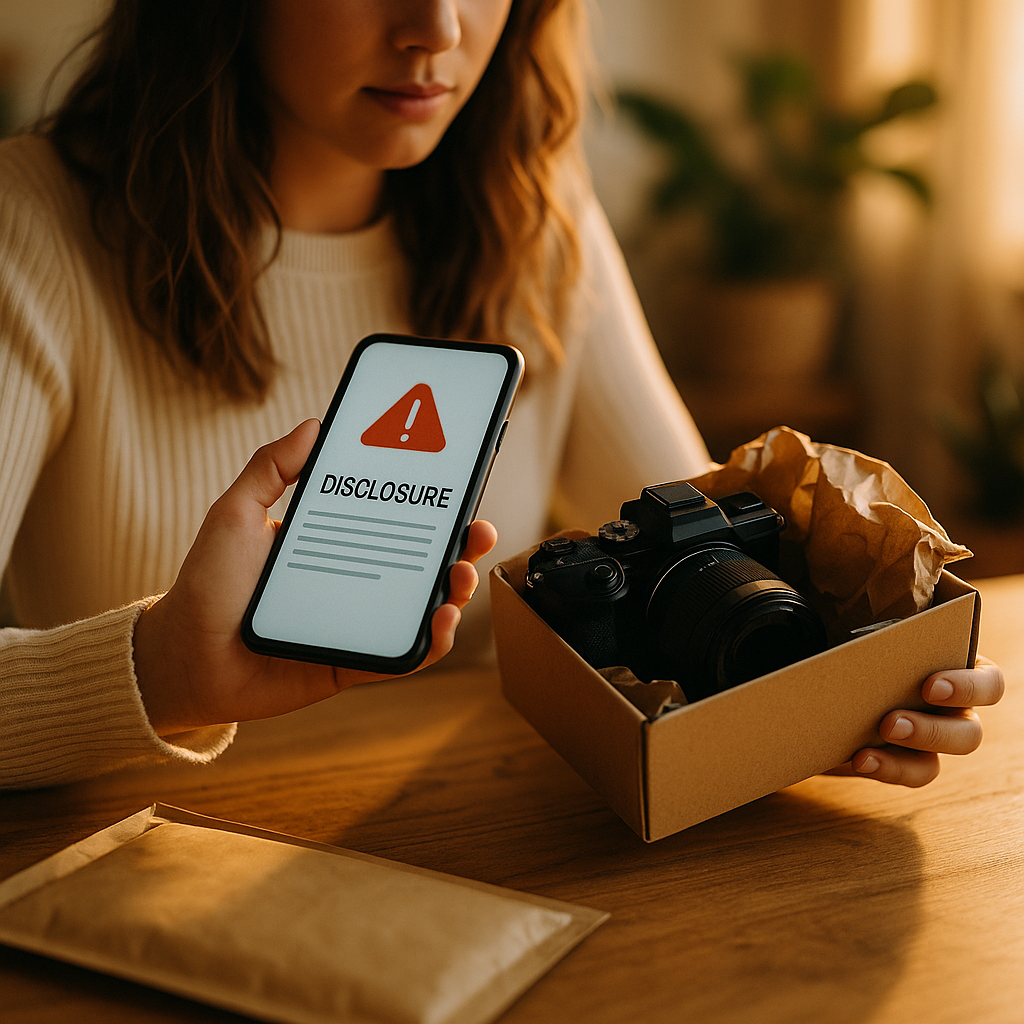 Product Gifts vs Loans: FTC Disclosure Rules for Creators