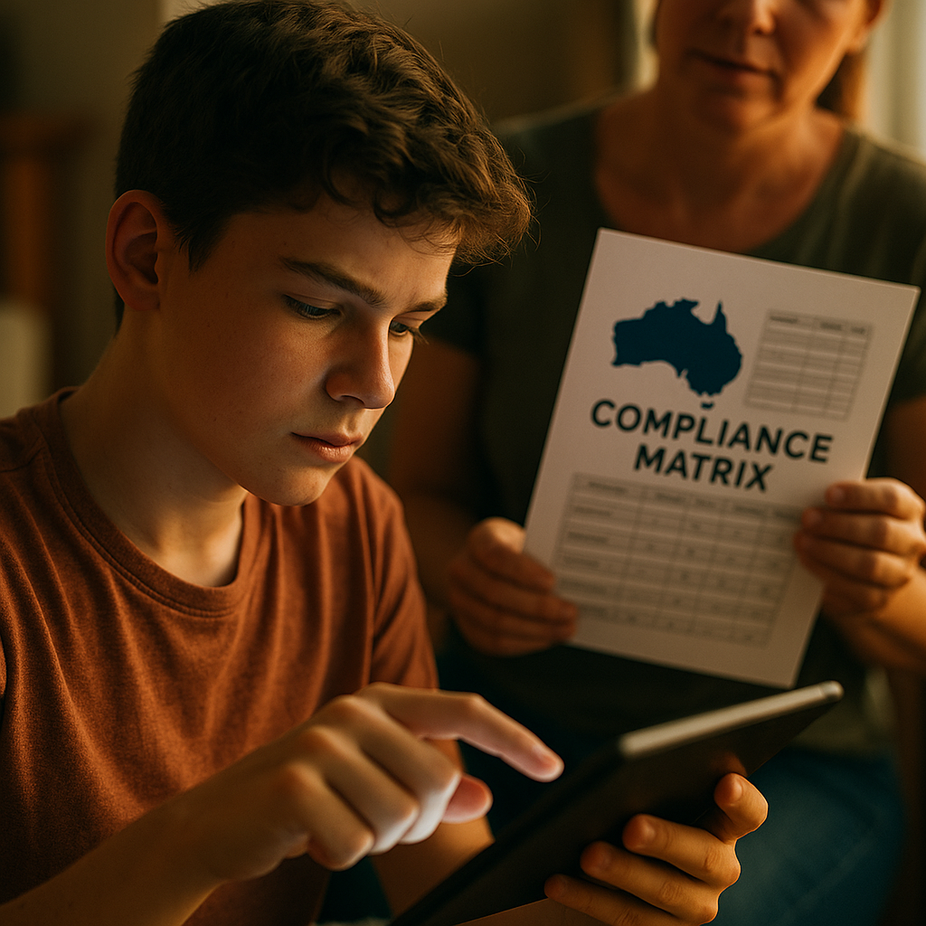 Australia Under-16 Penalties, One Global Compliance Matrix