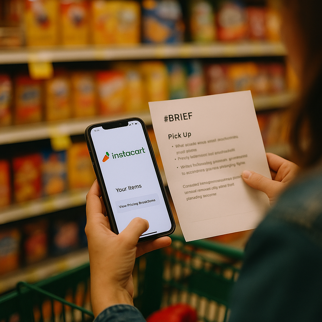 Instacart Pricing Scrutiny: Why CPG Creator Briefs Must Change