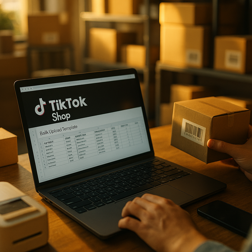 TikTok Shop Bulk Category Templates Cut Catalog Upload Time