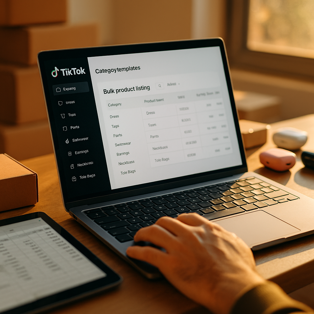 TikTok Shop Category Templates for Faster Bulk Listing