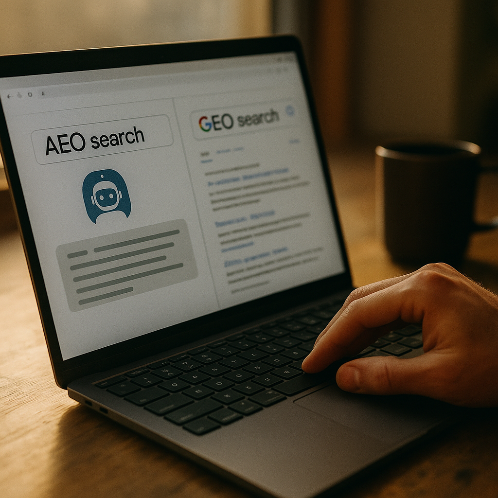 AEO vs GEO, Whats the Real Difference for AI Search