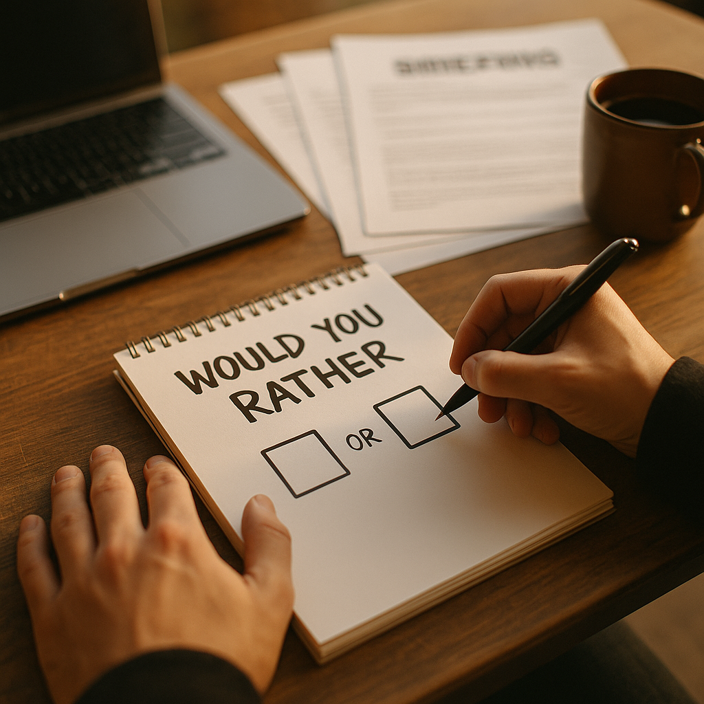 Would You Rather Format: Briefing Guide for Brands