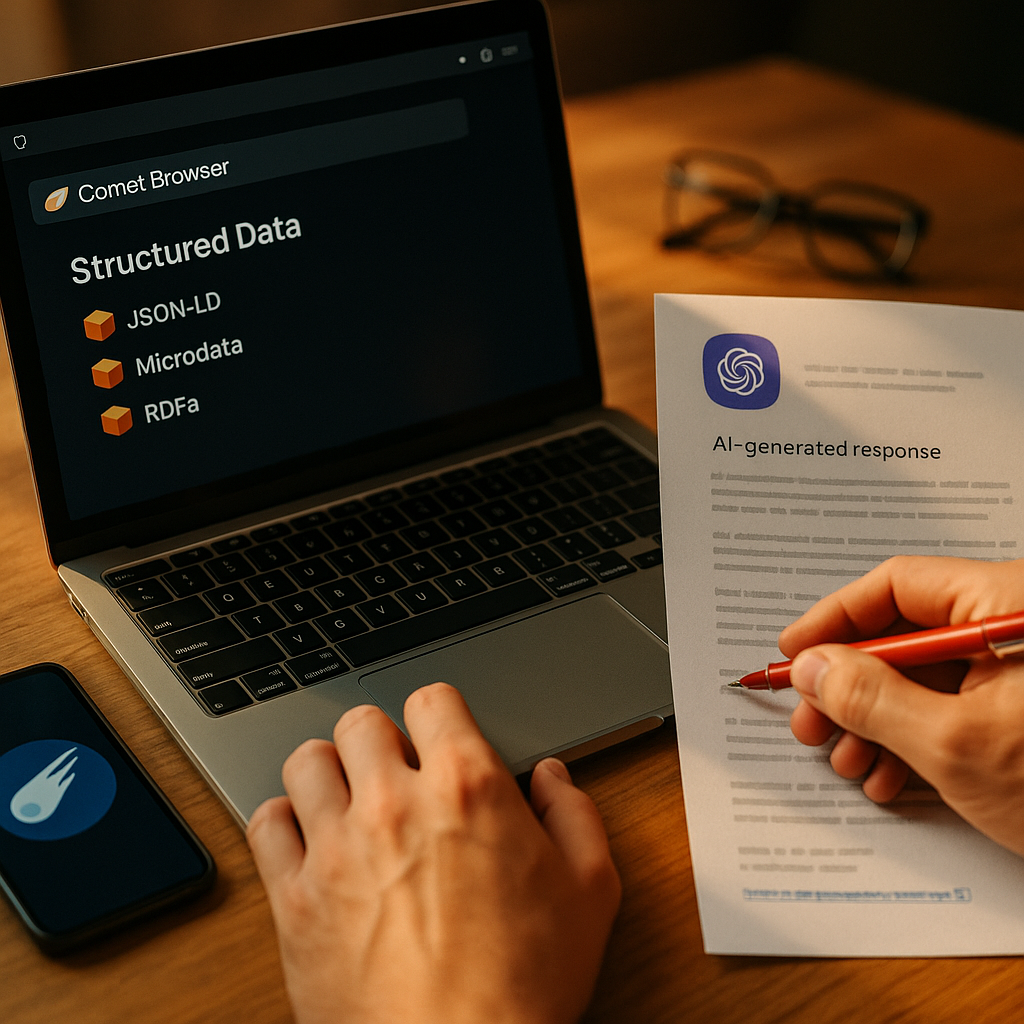 Comet Browser and Structured Data: Fixing Your AI Citations