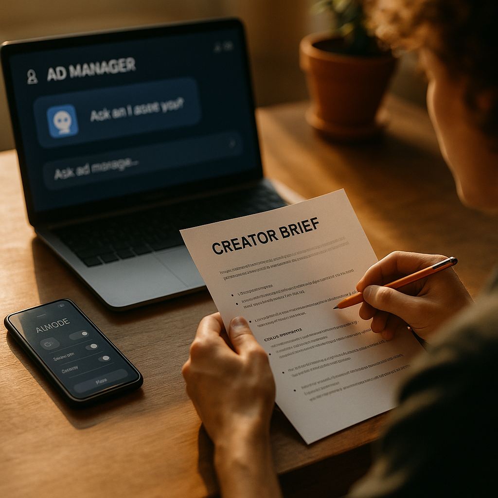 AI Mode and Ask Ad Manager, Why Creator Briefs Must Adapt