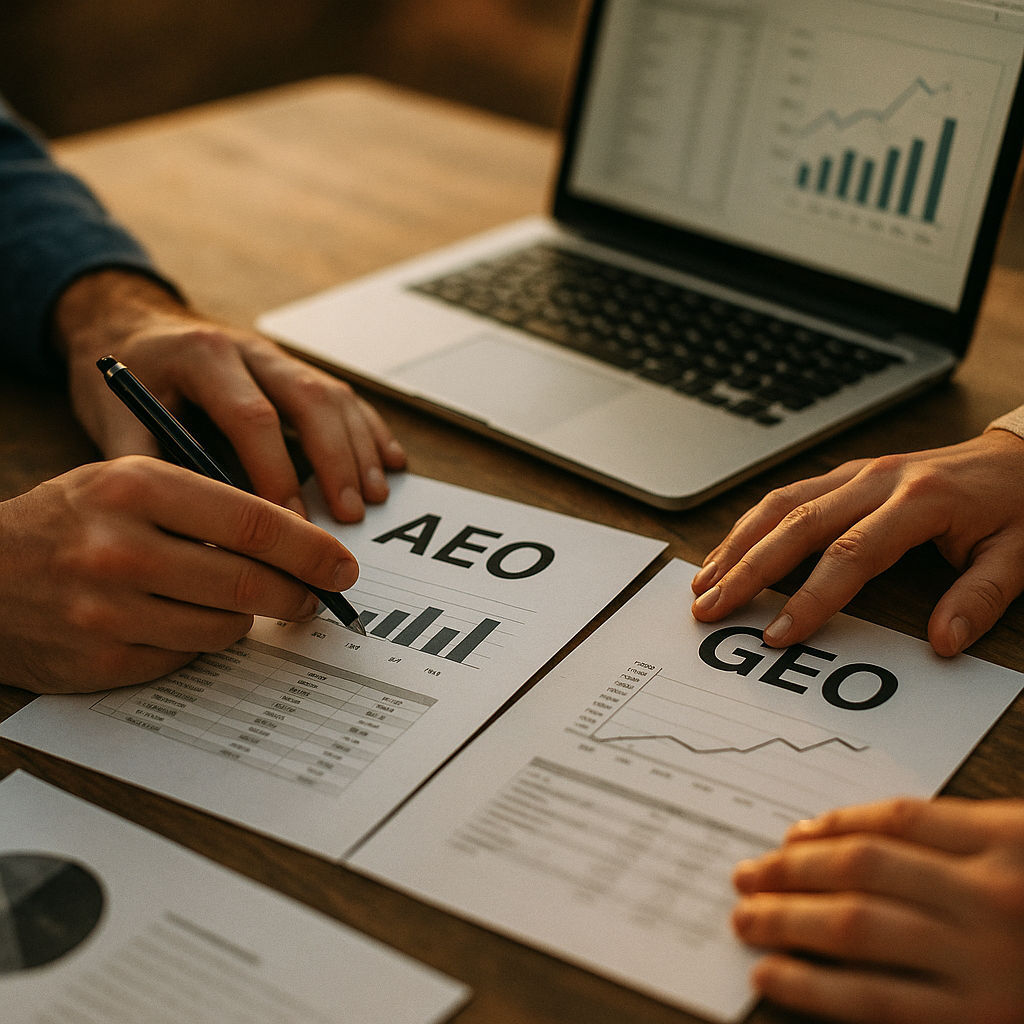AEO vs GEO: The Technical Breakdown Before You Budget