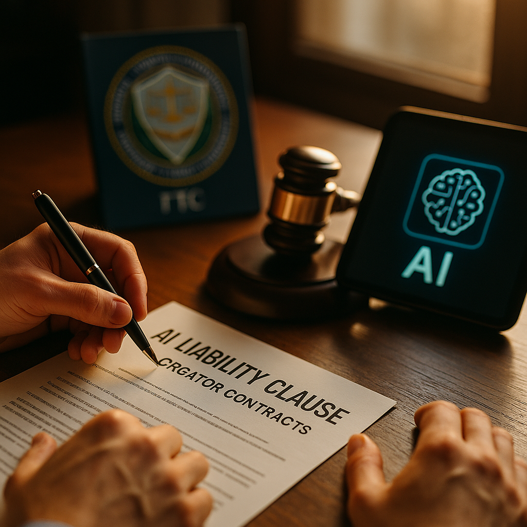 AI Liability Clause for Creator Contracts and FTC Risk