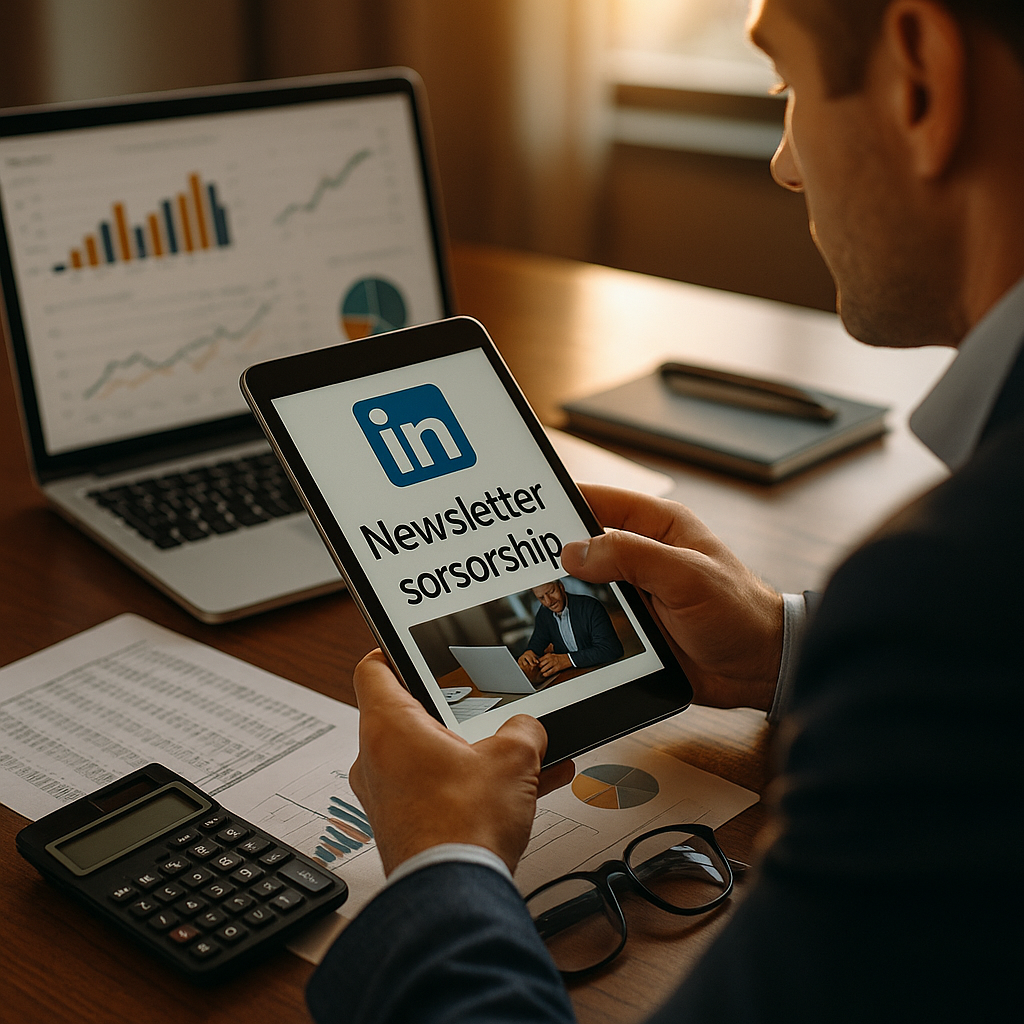 LinkedIn Newsletter Sponsorship, a B2B Playbook for Finance