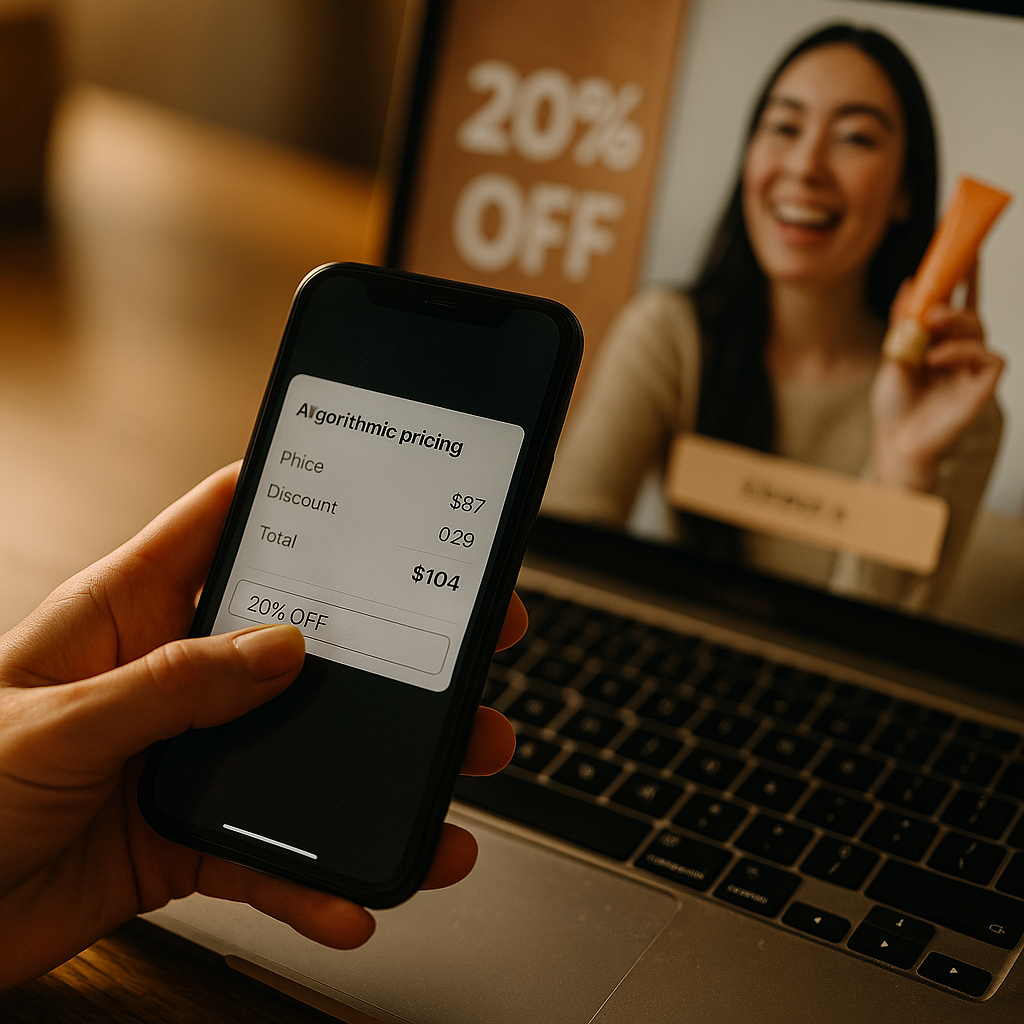 Algorithmic Pricing Disclosure Meets Creator Discount Codes