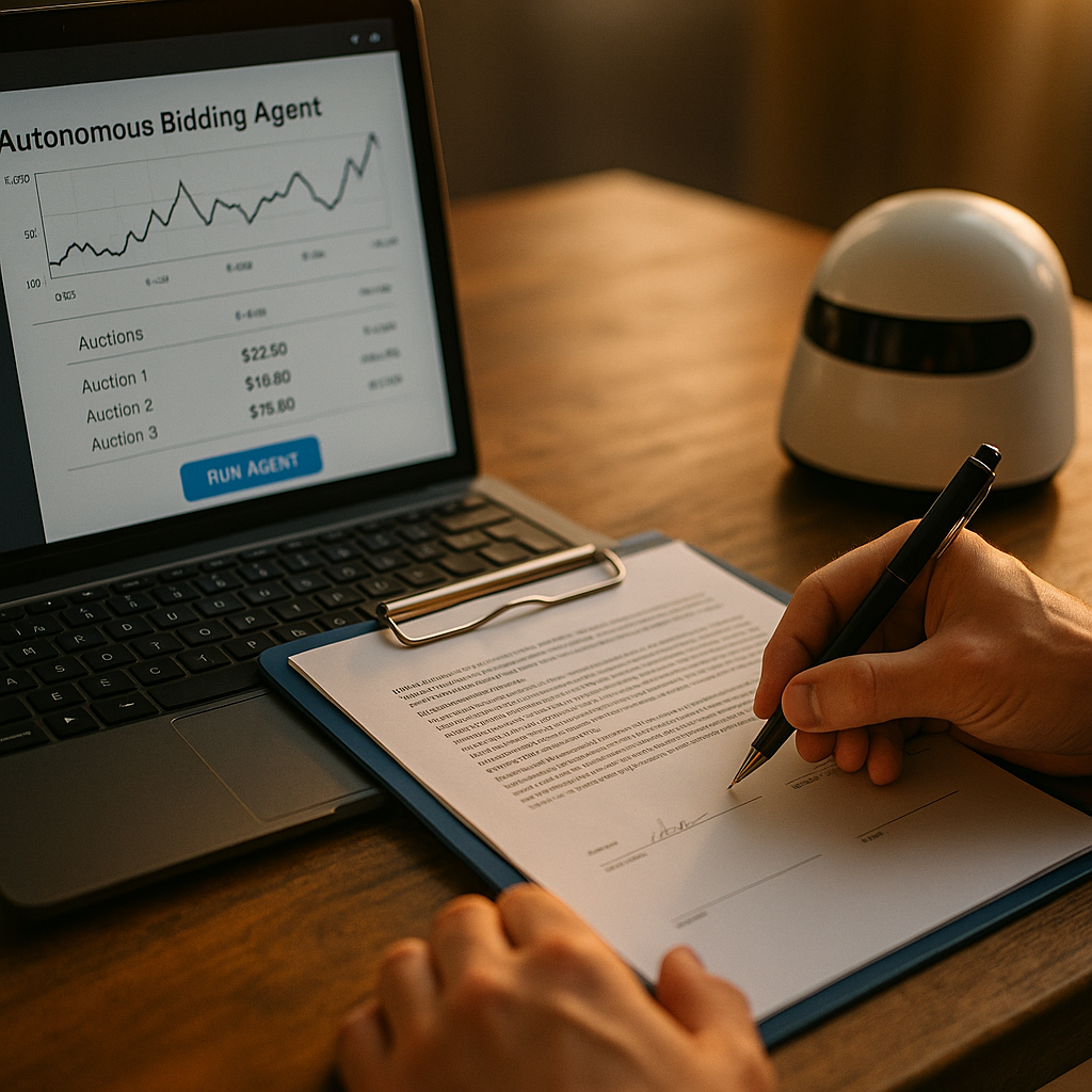Indemnification Clauses for Autonomous Bidding Agents