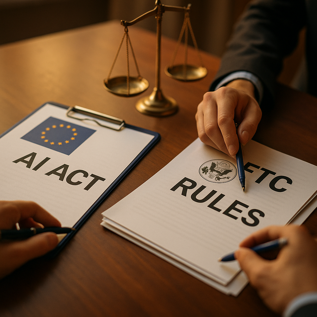 EU AI Act vs FTC Rules: Fixing Disclosures Without Duplication