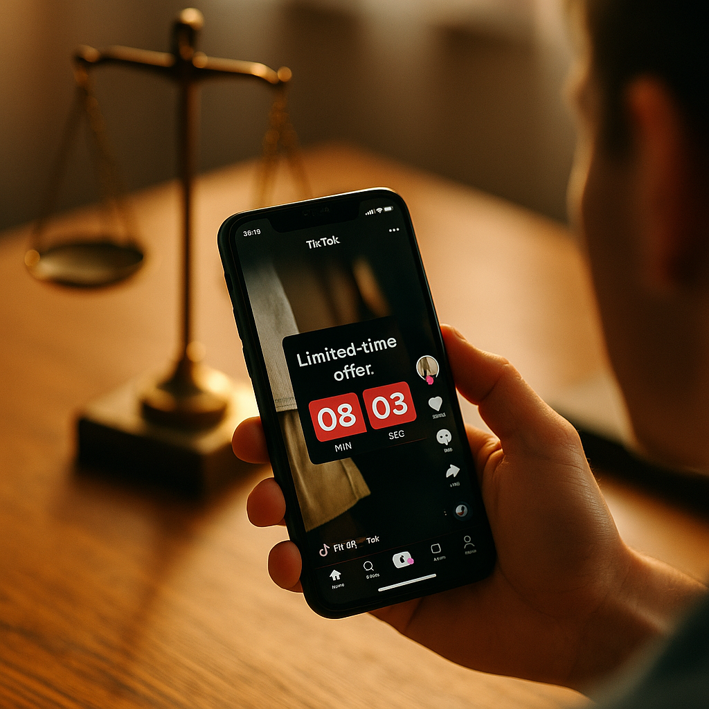 TikTok Countdown Timers and State Deceptive-Urgency Law Risk