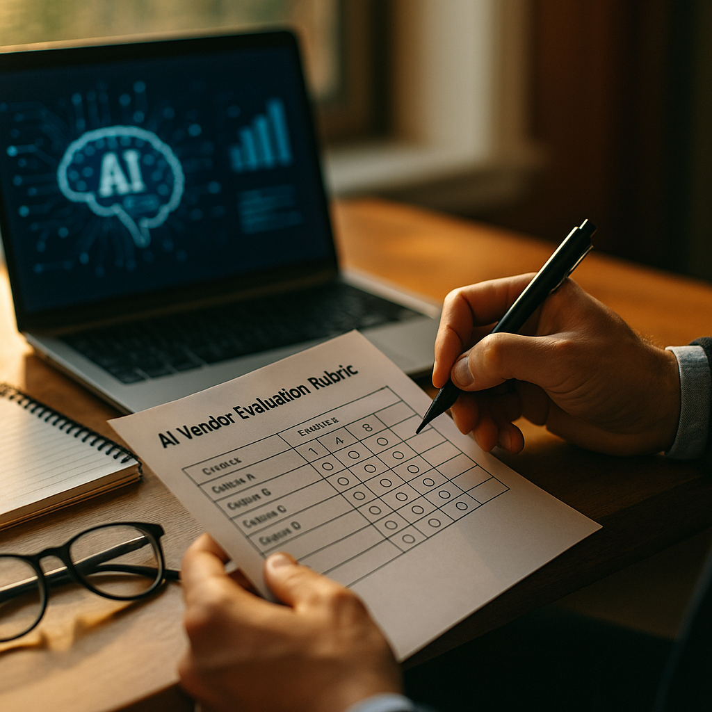 AI Vendor Evaluation Rubric: Demand Proof, Not Hype