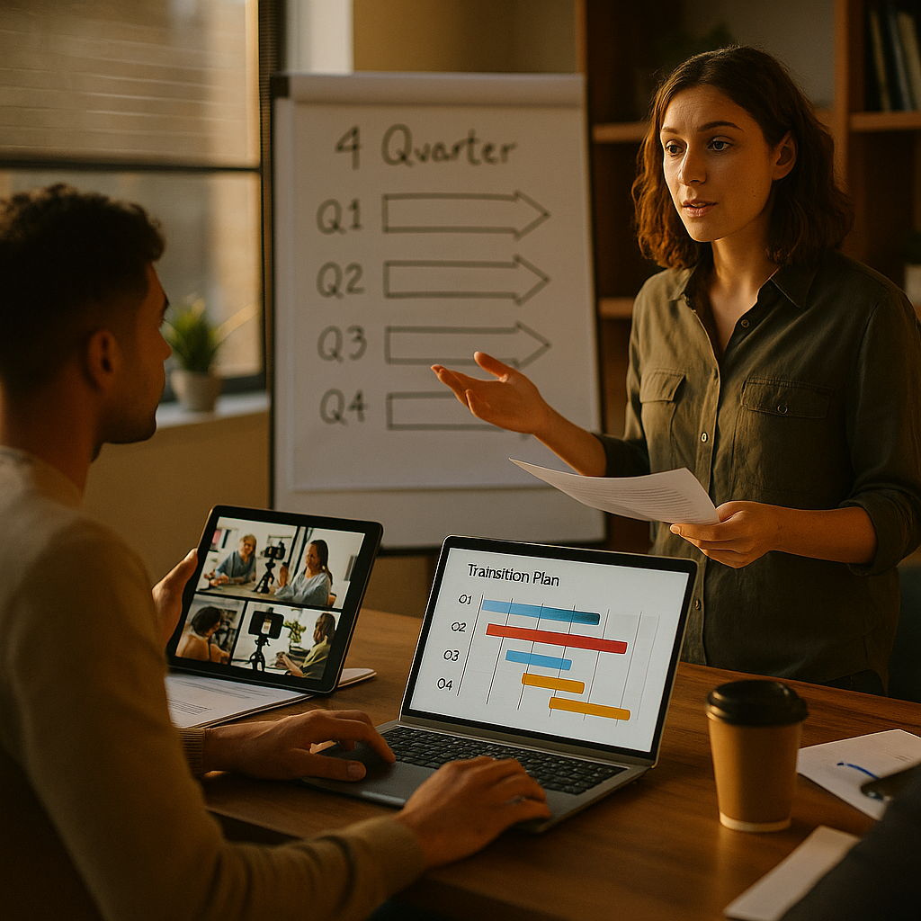 In-House Creator Management: A 4-Quarter Transition Plan