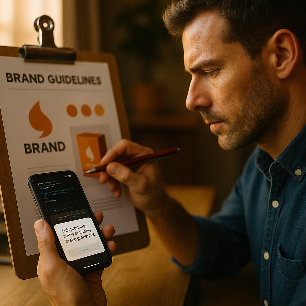 On-Device Small Language Models Speed Up Brand Compliance
