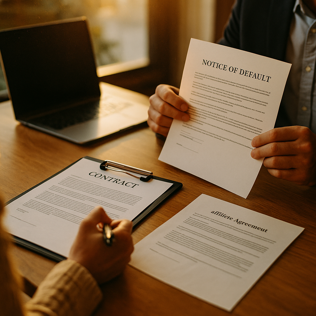 Vermont Notice-and-Cure Rules and Creator Affiliate Contracts