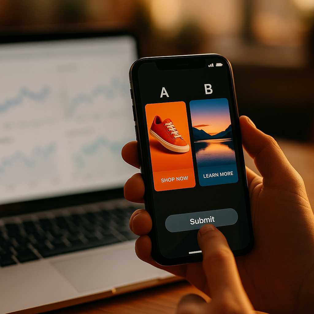 Real-Time A/B Testing Infrastructure for Native In-App Creative