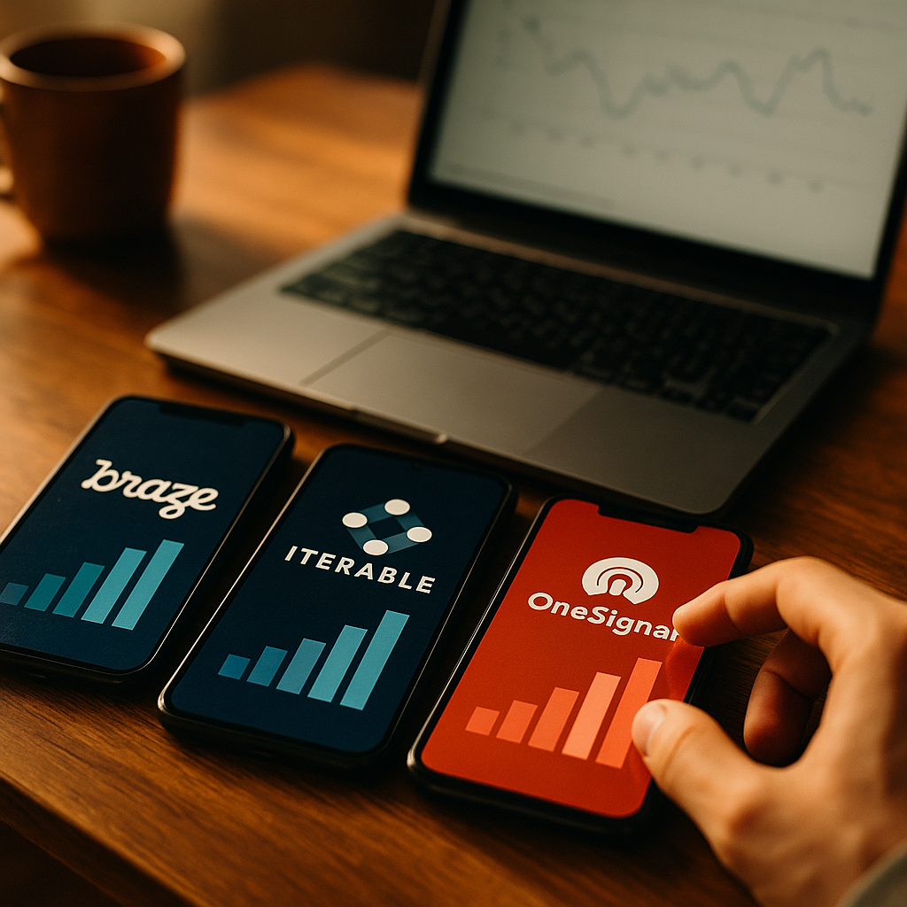 Braze vs Iterable vs OneSignal Predictive Send-Time AI Compared