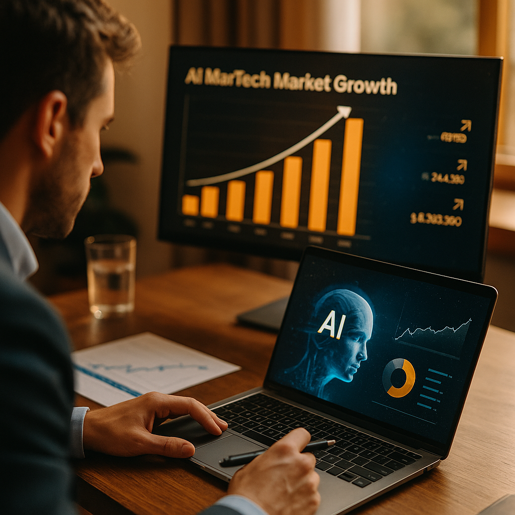 AI MarTech Market Hits 17.66% CAGR, Heading to $74.3B