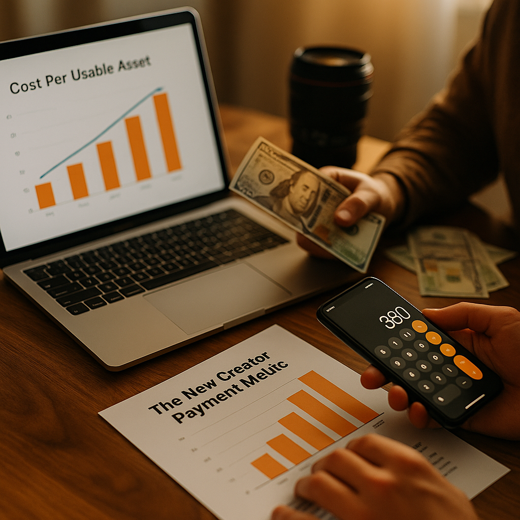 Cost Per Usable Asset: The New Creator Payment Metric