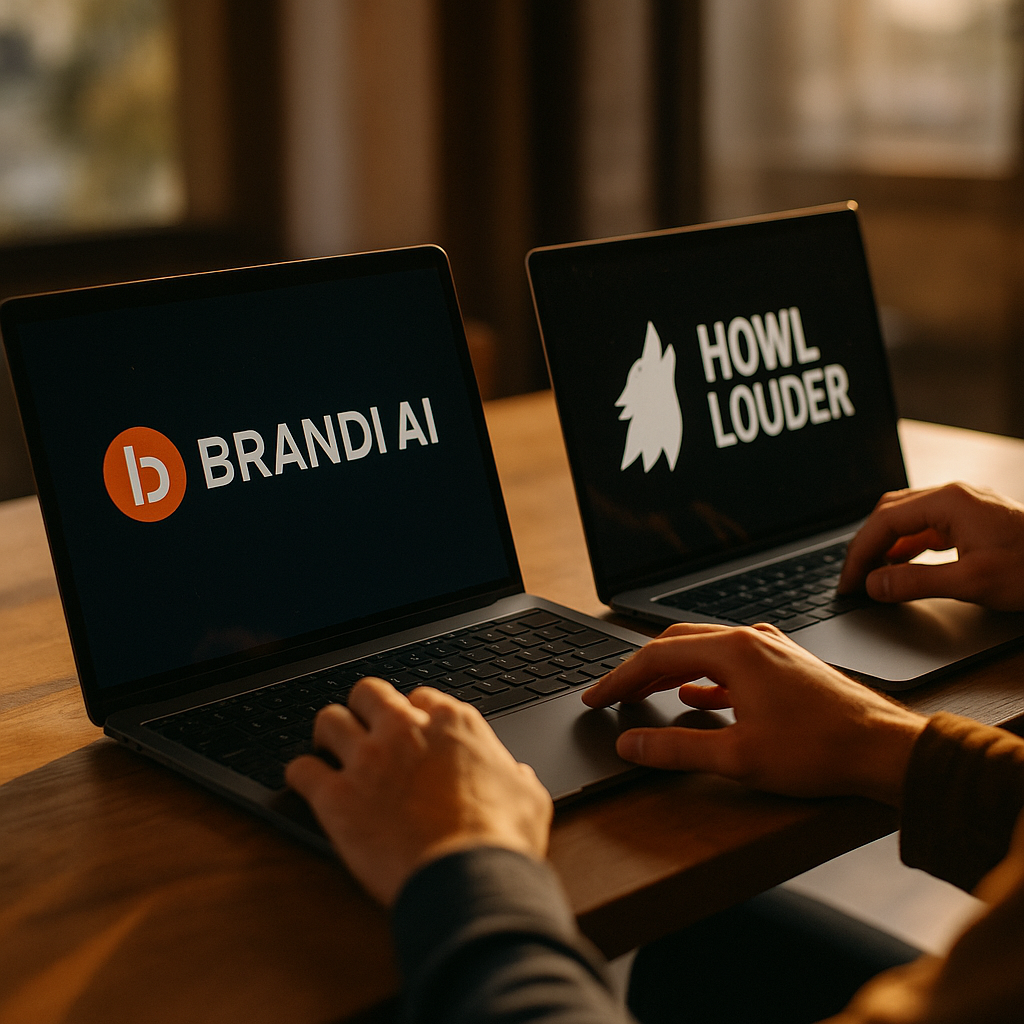 Brandi AI vs Howl Louder: Which GEO Service Model Wins