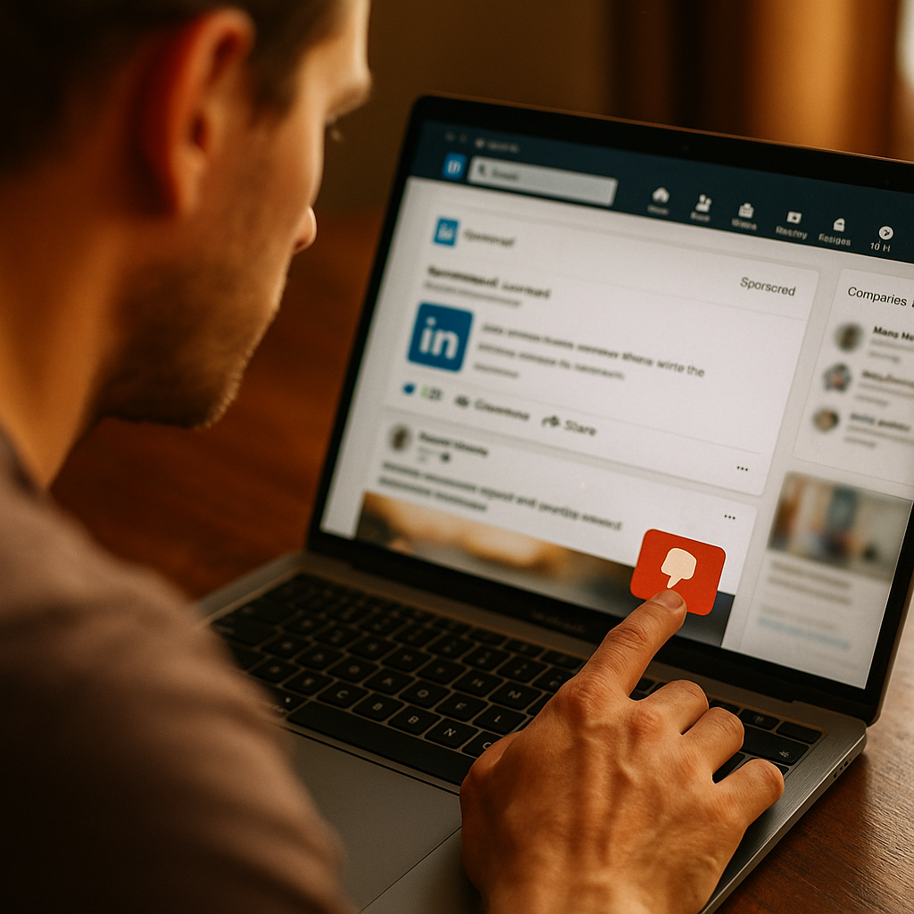 LinkedIn Anti-Slop Button Puts Sponsored Content at Risk