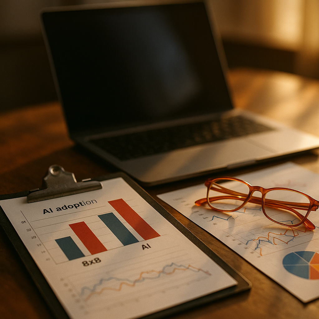 8×8’s Doubled AI Adoption Signals a Marketing Benchmark Trap