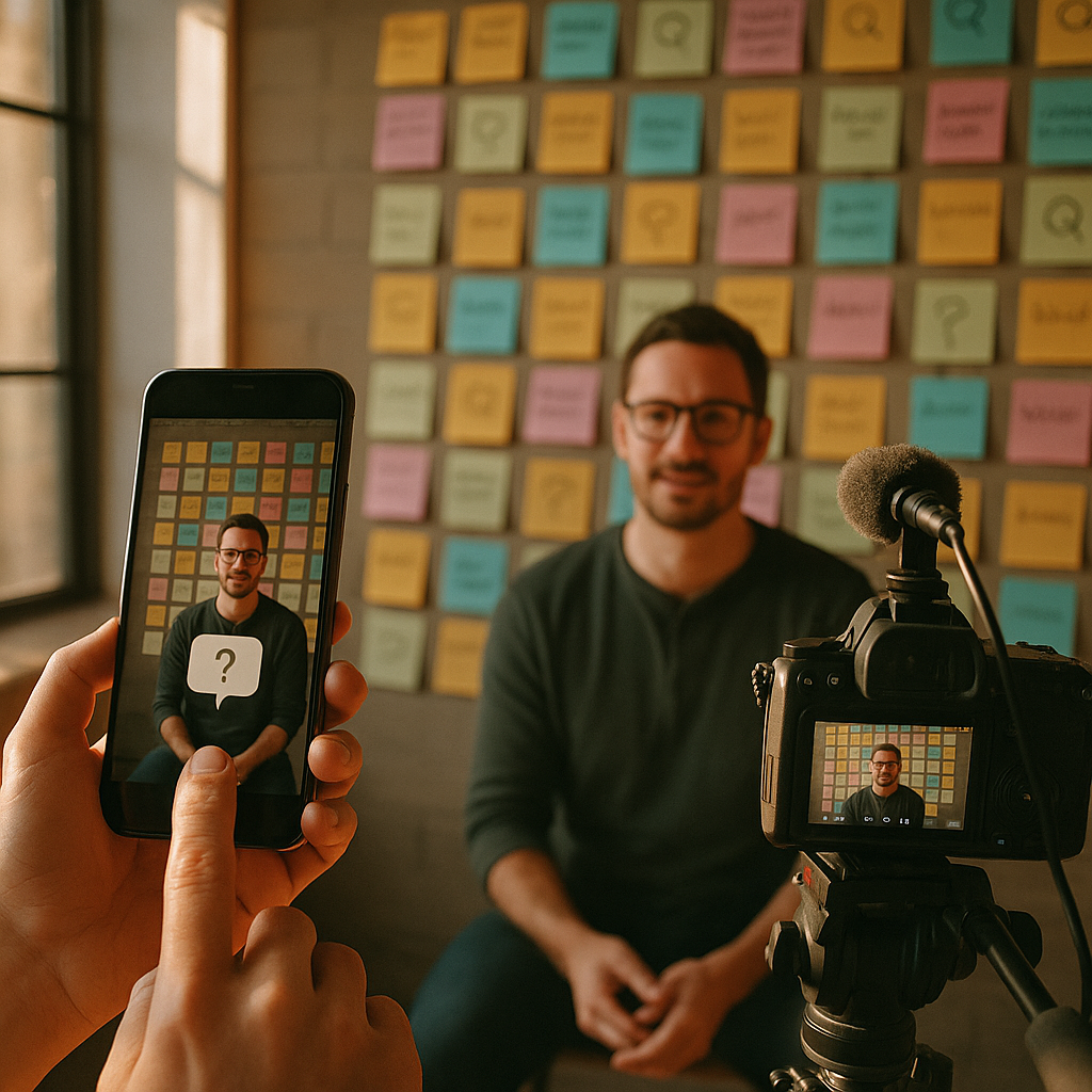 Question Wall Format: Turn DMs Into a Trust-Building Video Series