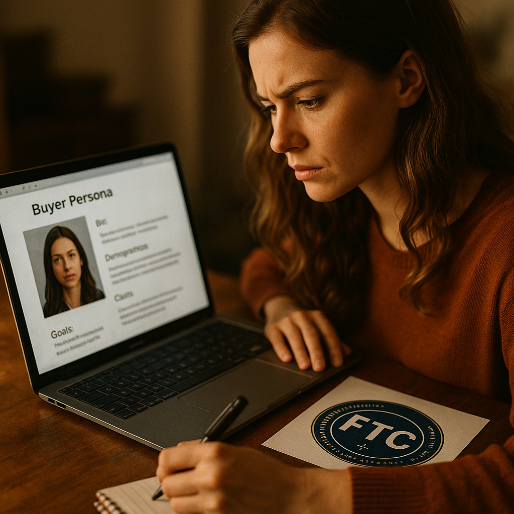 Fictional Buyer Personas: One Creator, One FTC-Safe Format