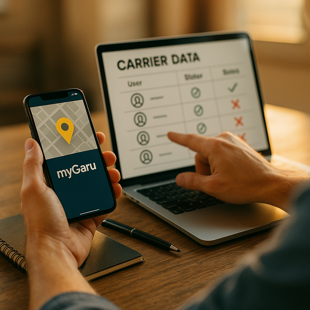 myGaru and Carrier Data: What Marketers Must Verify First