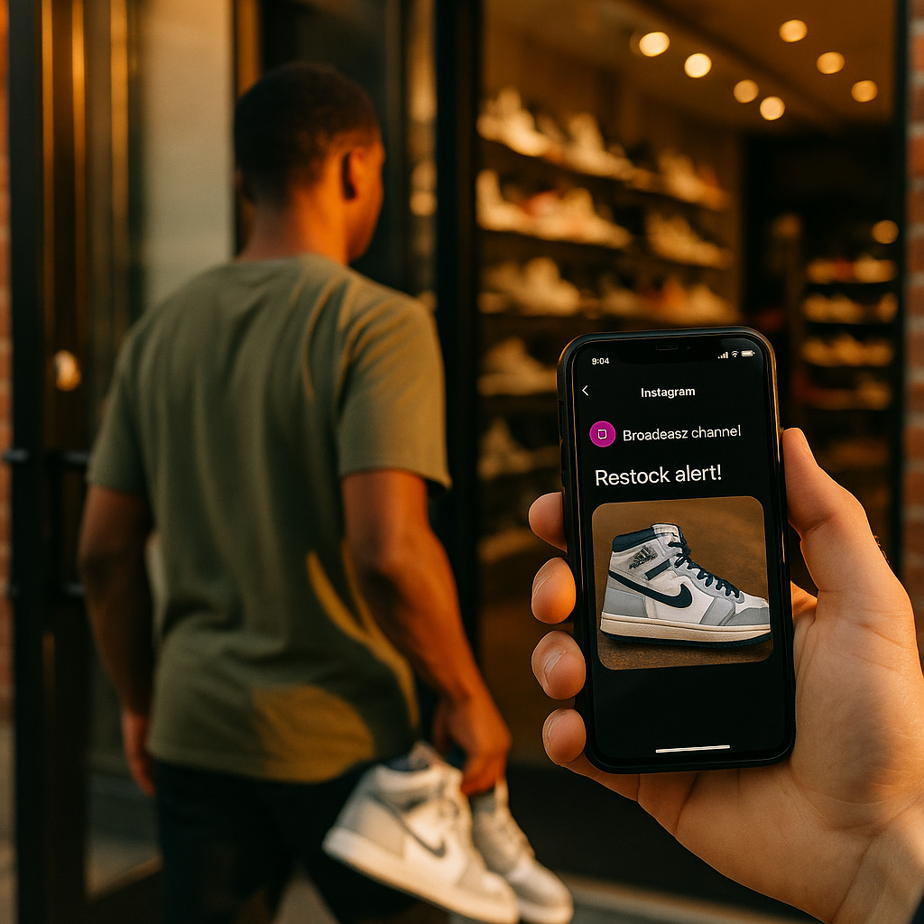 Instagram Broadcast Channels: Turn Restocks Into Foot Traffic